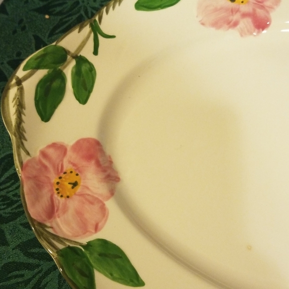 14" oval serving platter, Franciscan Desert Rose - Picture 7 of 7